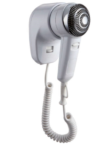 Hair dryer for hotels - Wall bracket - ABS body - cm 9 x 16 x 21 h