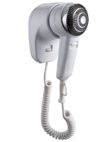 Hair dryer for hotels - Wall bracket - ABS body...