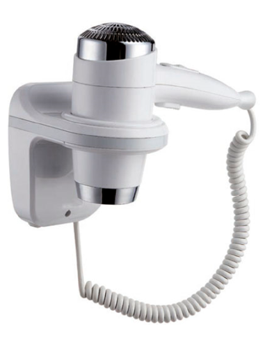 Hair dryer for hotels - Wall support - ABS body - cm 11 x 14 x 19 h
