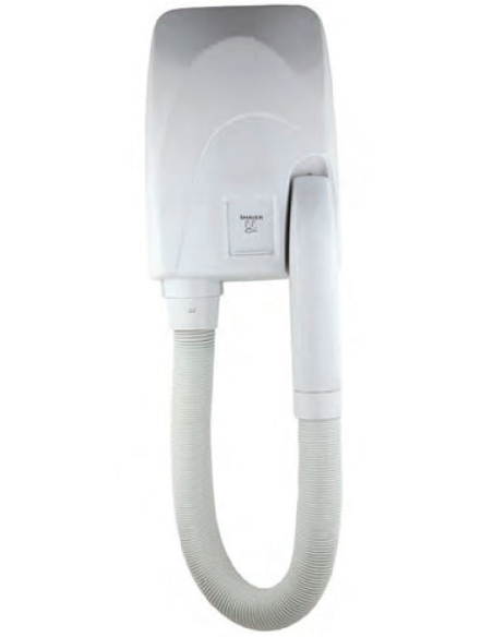 Asciugacapelli per Hotel - Tubo estensibile - Corpo in ABS - cm 18 x 11.5 x 25 h