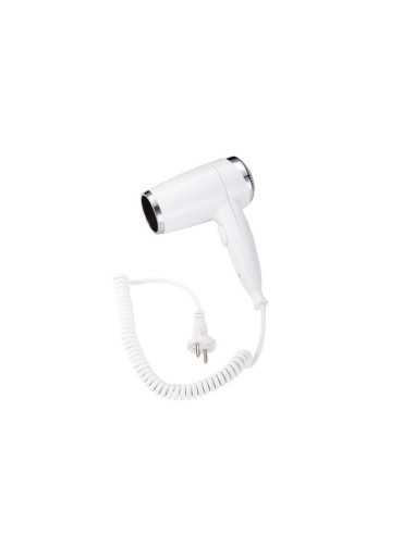 Hair dryer for hotels - For drawers - White ABS...
