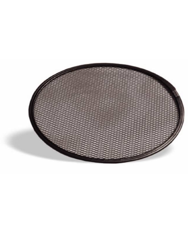Base rete in alluminio antiaderente per pizza