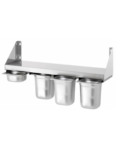 Estante para 4 contenedores GN 1/6 - Capacidad 40 kg -...