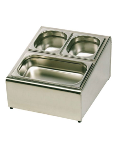 Exhibitor for trays - N.4 x GN 1/6 H 15 cm - Stainless...
