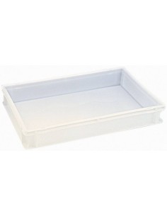 Plastic half container for pizza cm 30 x 40 x 10 h