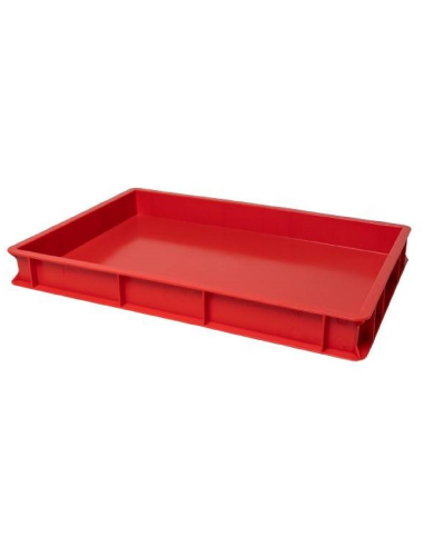 Recipiente de plástico para pizza cm 60 x 40 x 7 h