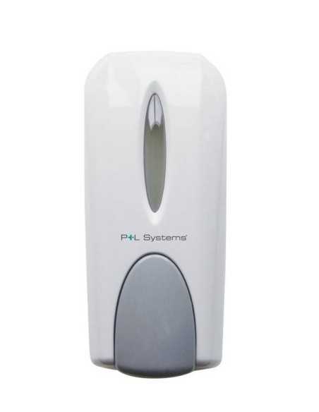 Dispensador de jabón manual - Modelo SDWM - Dimensiones cm 12,3 x 11,5 x 26,1 h