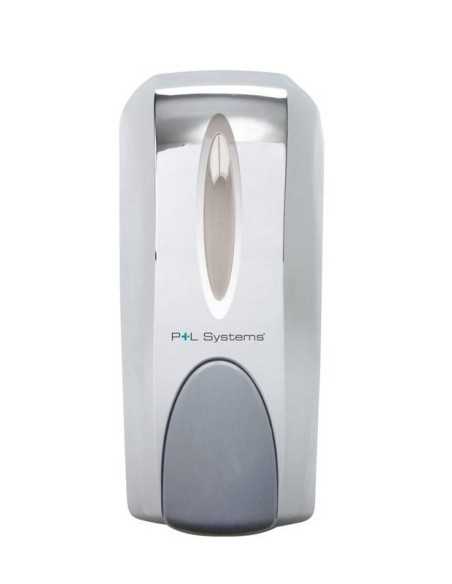 Dispensador de jabón manual - Modelo SDWC - Dimensiones cm 12,3 x 11,5 x 26,1 h