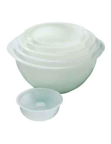Round bowl in white PE