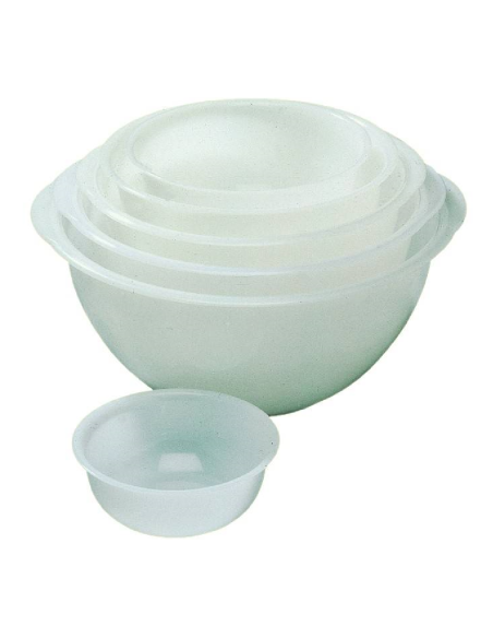 Cuenco redondo de PE blanco