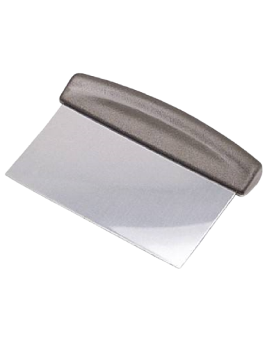 Stainless steel scraper with ABS handle - Dimensions 15 x 7.5 cm