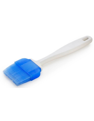 Silicone brush with white reinforced handle - Resistant up to 220°C