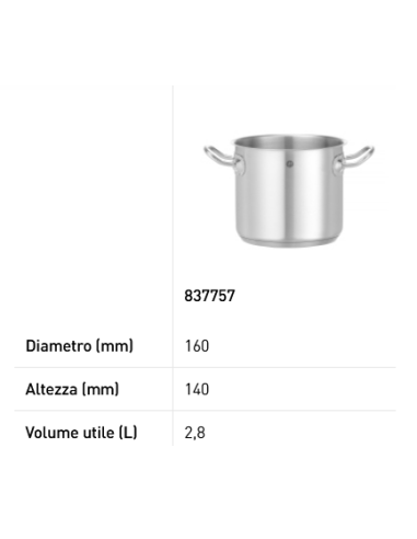 Tall Stew Pot - Without lid - With encapsulated...