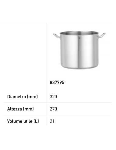 Tall Stew Pot - Without lid - With encapsulated...