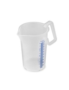 Caraffa in PP graduata scala blu con impugnatura chiusa 2