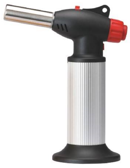 Burner - Gas - For flambé - With base - Dimensions cm 33 Ø x 15.8 h