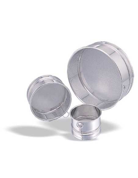 Tamiz de acero inoxidable con malla de 3 mm