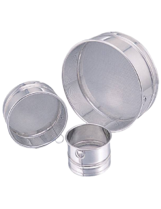 Setaccio in acciaio inox con rete 3 mm