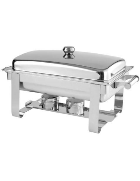 Chafing dish - Capacità bacinelle GN 1/1 - Dimensioni cm 65 x 35 x 34 h