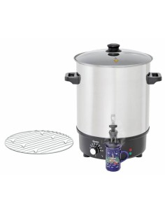 Heating pot - Ideal for mulled wine - Capacity 30 l -... 2