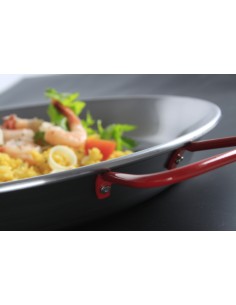 Paella pan - With encapsulated sandwich bottom - For gas... 2