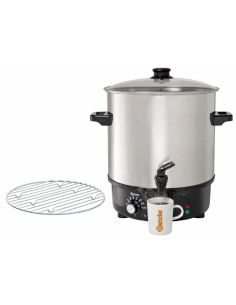 Heating pot - Ideal for mulled wine - Capacity 25 l -...