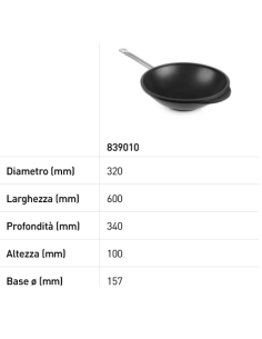 Sartén "Wok" - Fabricada en aluminio fundido - Resistente... 2