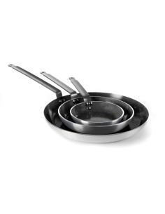 Aluminum frying pan - With induction bottom - Resistant...