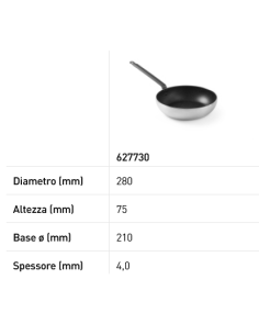 Padella "Wok" - In alluminio - Con fondo per induzione -... 2