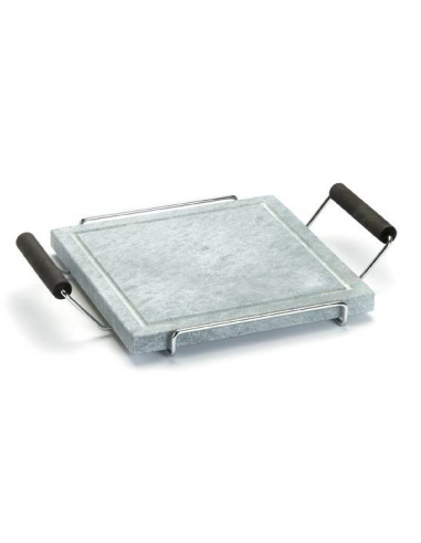 Pietra ollare quadrata - Dimensioni cm 25 x 25