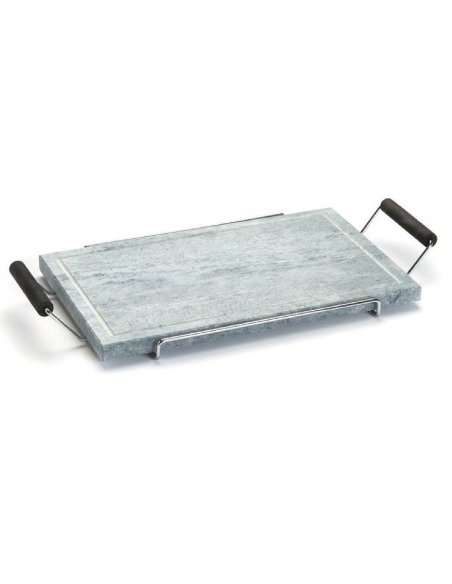 Pietra ollare rettangolare - Dimensioni cm 25 x 40