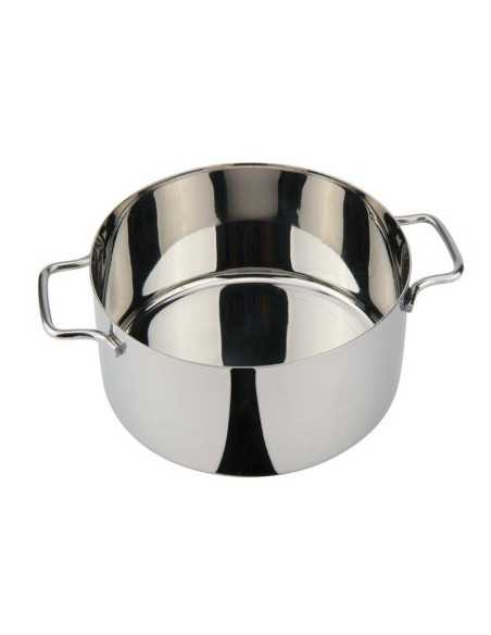 Mini casseruola inox - Capacità 640 ml - Dimensioni cm 12 Ø x 6 h