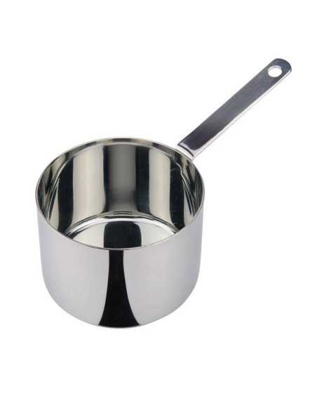 Mini sartén de acero inoxidable - Capacidad 250 ml - Dimensiones cm 7 Ø x 3,5 h
