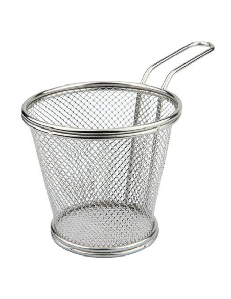 Mini cesta redonda para freír - Dimensiones cm 12 Ø x 10 h