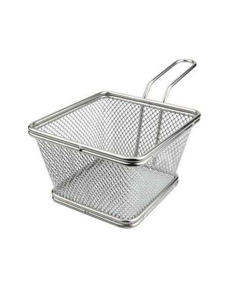 Mini cesta para freír cuadrada - Dimensiones 12 x 12 x 7h cm