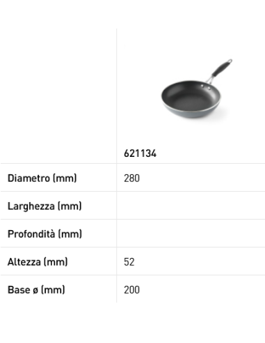 Frying pan - Made of aluminum - Resistant up to...