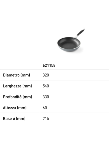 Padella - Realizzata in alluminio - Resistente...