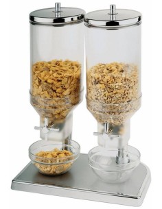 Dispenser per cereali doppio a mulino - Capacità 2 x 4.5... 2