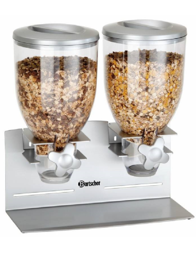 Dispenser per cereali doppio a mulino -...