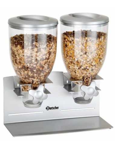 Dispenser per cereali doppio a mulino -...