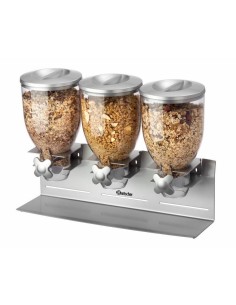 Dispenser per cereali triplo a mulino - Capacità 3 x 3.5... 2