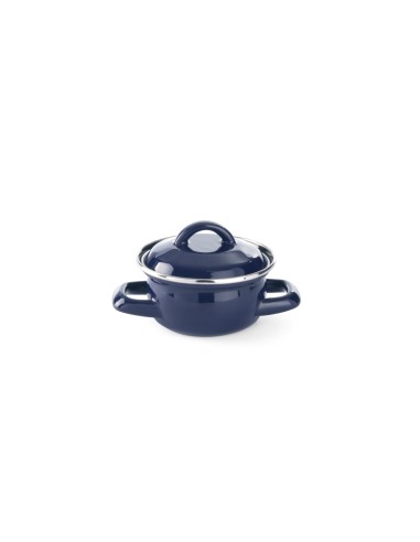 Soup/sauce pan - In enamelled stainless steel - With lid - Various sizes