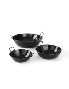 Deep frying pan - Enamelled - Without lid - Various... 2