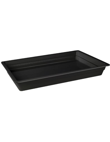 Black GN 1/1 tray - Dimensions 53 x 32.5 cm - Various heights