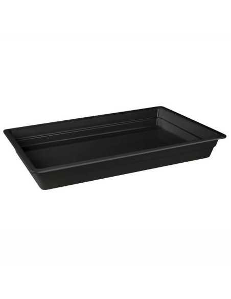 Black GN 1/1 tray - Dimensions 53 x 32.5 cm - Various heights