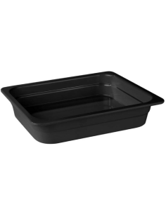 Bacinella GN 1/2 nera - Dimensioni cm 32.5 x 26.5 -...