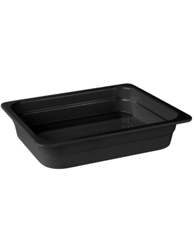 Black GN 1/2 tray - Dimensions 32.5 x 26.5 cm -...