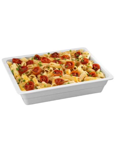 Bandeja GN 1/2 blanca - Dimensiones 32,5 x 26,5 cm - Varias alturas