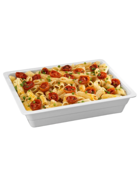 Bandeja GN 1/2 blanca - Dimensiones 32,5 x 26,5 cm - Varias alturas