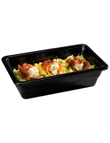 Bacinella GN 1/4 nera - Dimensioni cm 26.5 x...